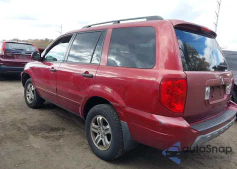 2005 Honda Pilot Ex z USA, uszkodzony, nr VIN 5FNYF18495B009626